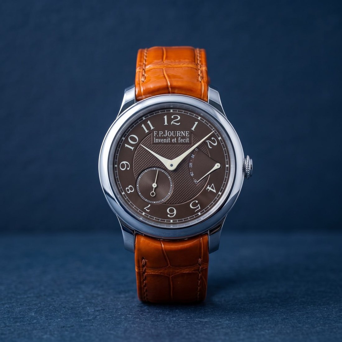 F.P. Journe Chronomètre Souverain, коричневый циферблат Havana и кожаный ремешок